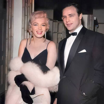 Marlon Brando and Marilyn Monroe