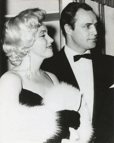 Marlon Brando and Marilyn Monroe