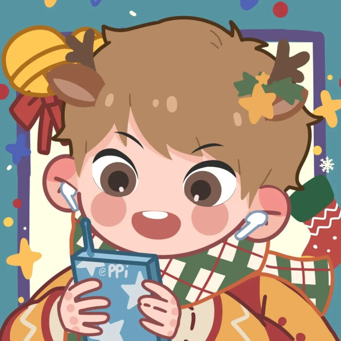 圣诞六人三对情侣头