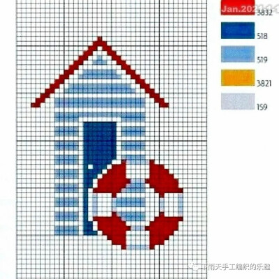 十字绣•英伦风格•海洋主题9