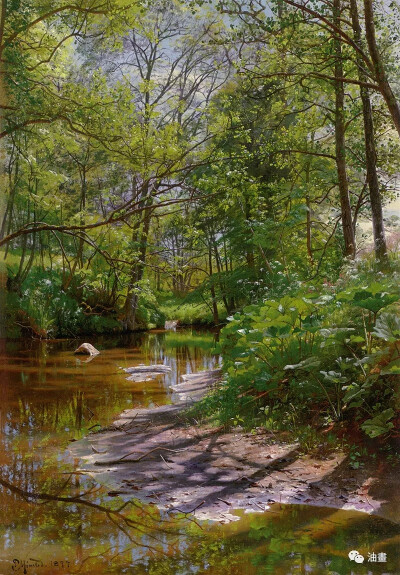 蒙森德
著名风景画大师Peder Mork Monsted，丹麦的现实主义画家蒙森德（Peder Mork Monsted 1859-1941），以画风景画而著名，他是一个浪漫主义者，以描绘壮丽的景观和古迹方面见长的艺术家，对细节和色彩把握深有研…