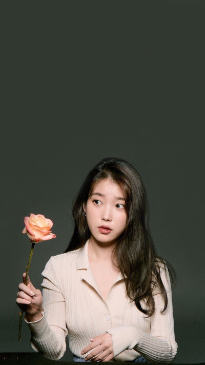 iu (壁纸)
好似一枝花，一枝正鲜艳开放、散发香味的花。