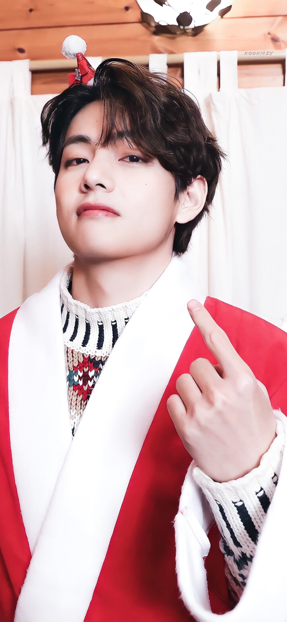 金泰亨2020圣诞照