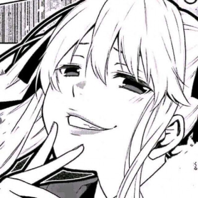 黑白人物·女漫