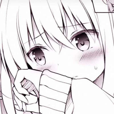 黑白人物·女漫