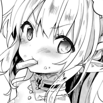 黑白人物·女漫