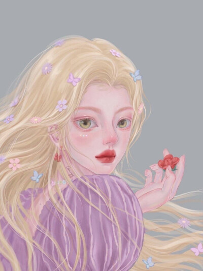 迪士尼公主手绘头像（cr:万万岁Lancyy）