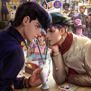 东方仗助 岸边露伴 - 高清图片,堆糖,美图壁纸兴趣社区