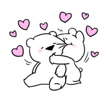 兔熊可爱表情extremelyrabbit