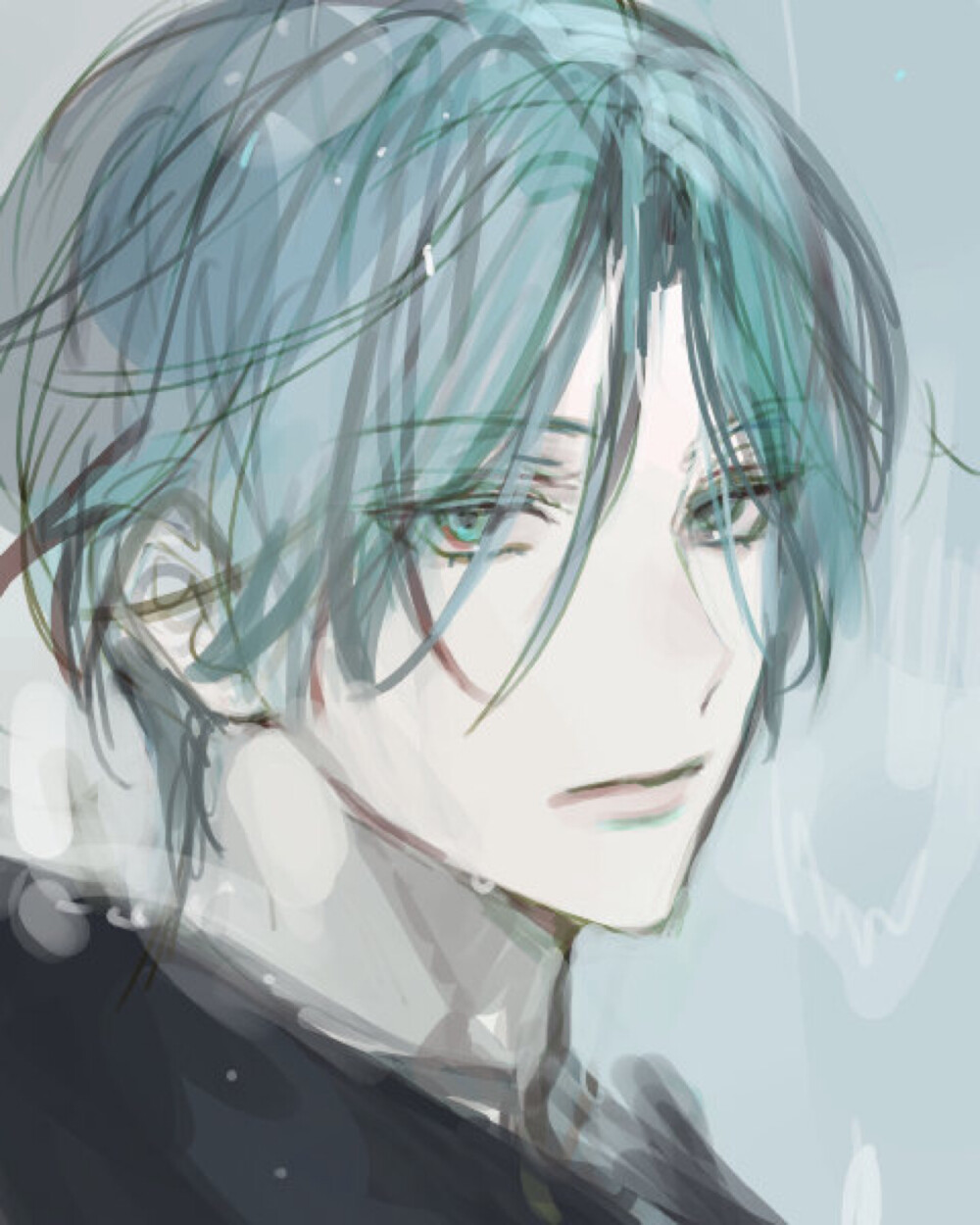 插画师92笔下哭唧唧的男孩子