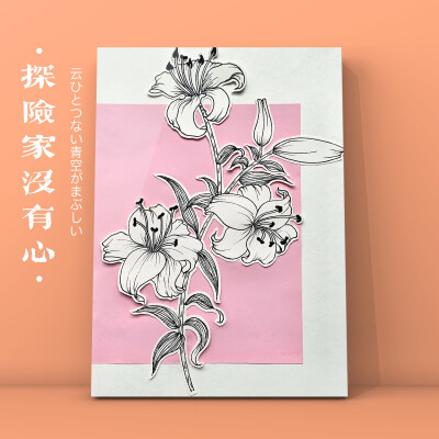 创意儿童画教程｜线描花卉
各位任课老师与家长在引导小朋友作画时 可以把素材提前打印出来作为参考～
粉色的背景纸 可以让小朋友自己选择喜欢的颜色与摆放的位置 这样班上的小朋友画出来 会多样性一些～
线描画｜…