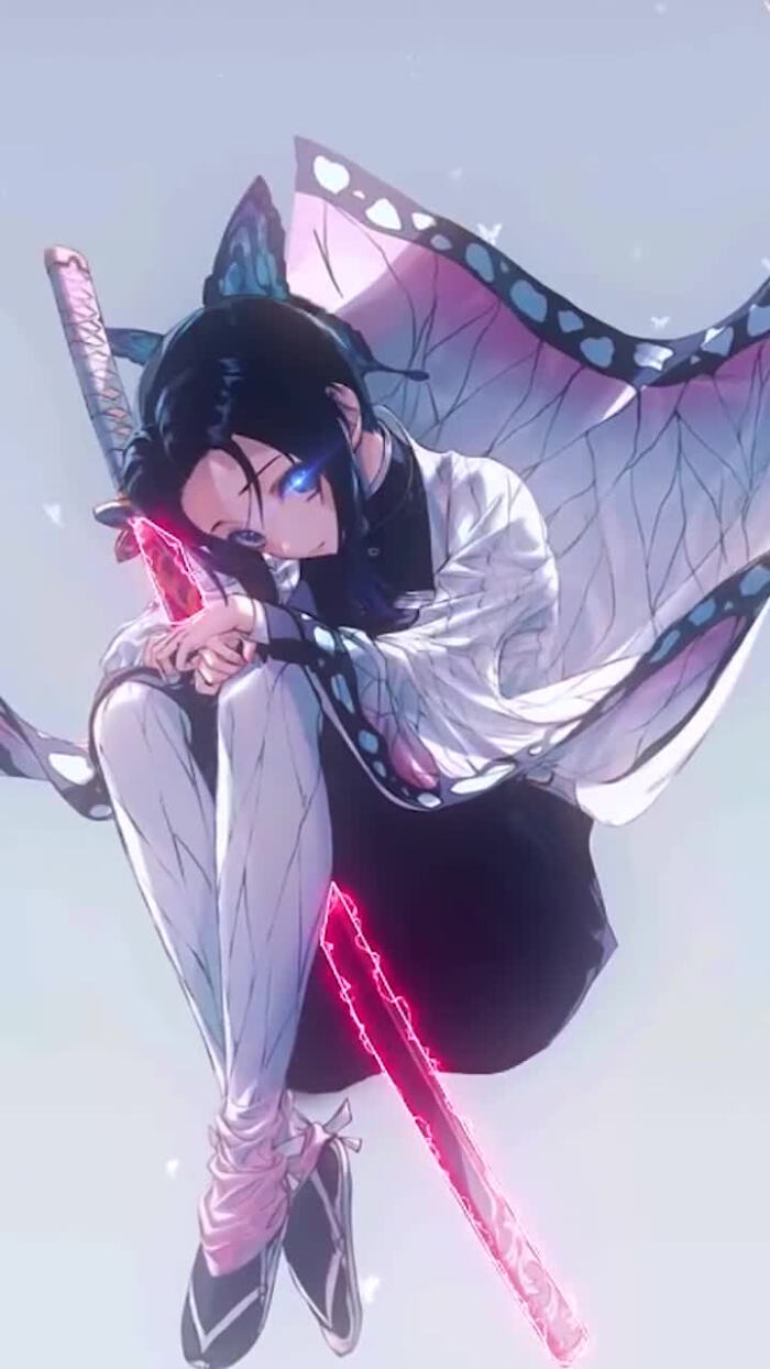 鬼灭之刃里我最爱蝴蝶忍，她美丽，聪明，温柔，理性，可爱，又带一点小腹黑。 - 高清图片，堆糖，美图壁纸兴趣社区